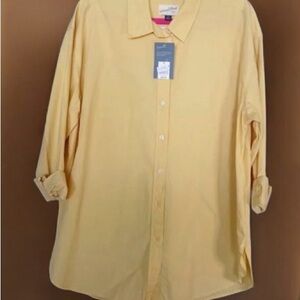 RESELLERS!!Universal Thread Light Yellow Button-Up Shirt case pack